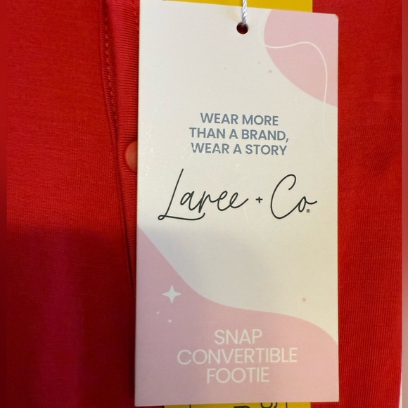 NWT Preemie Red Convertible Footie - Picture 2 of 4